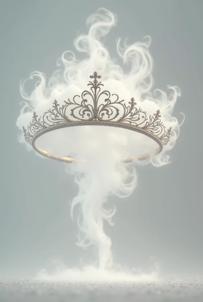 Clipart of Steam making form of tiara