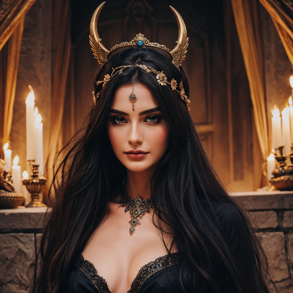 Beautiful goddess of death