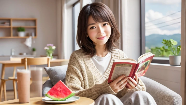Highest quality、masterpiece、Japanese women、smile、beautiful photo
