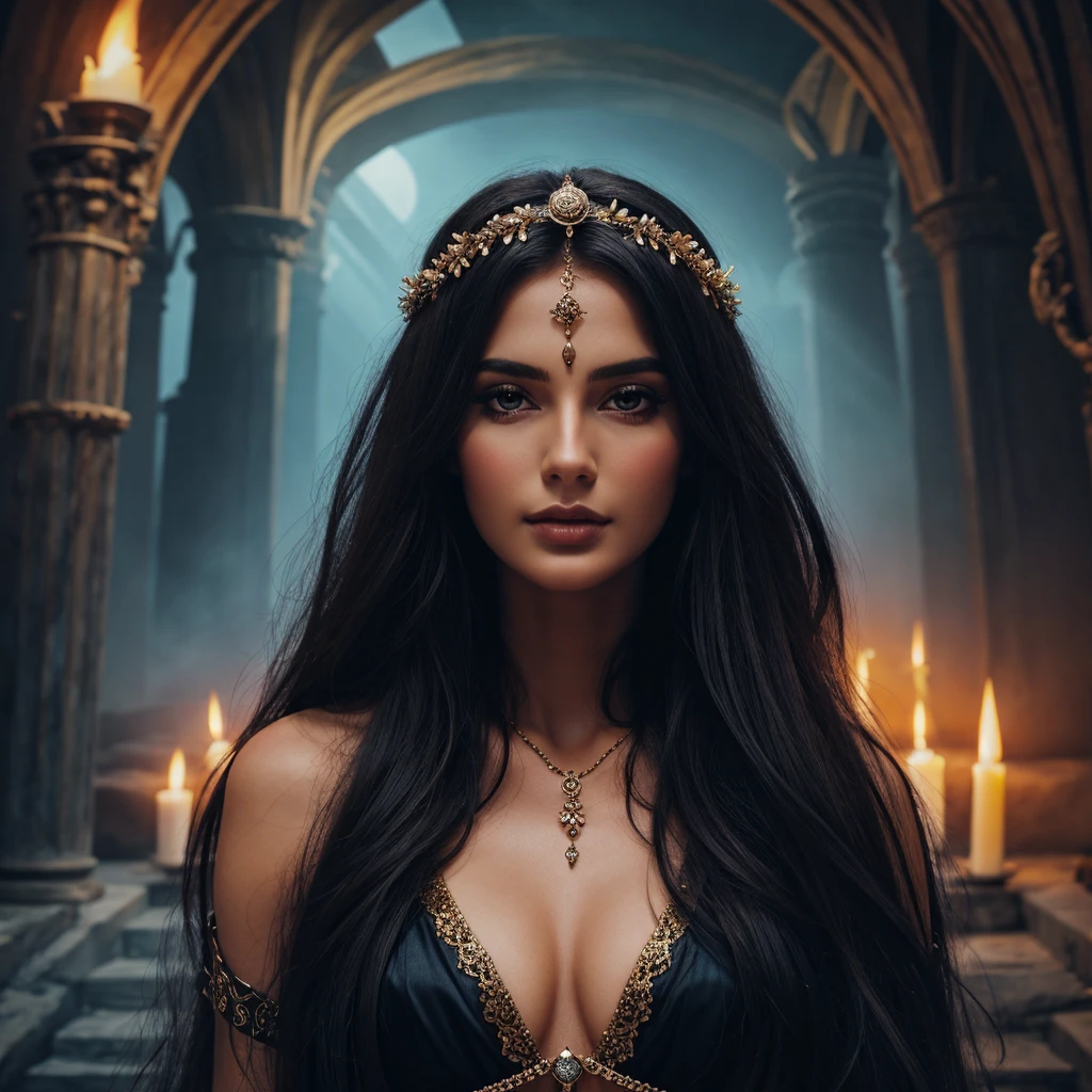 Beautiful goddess of death