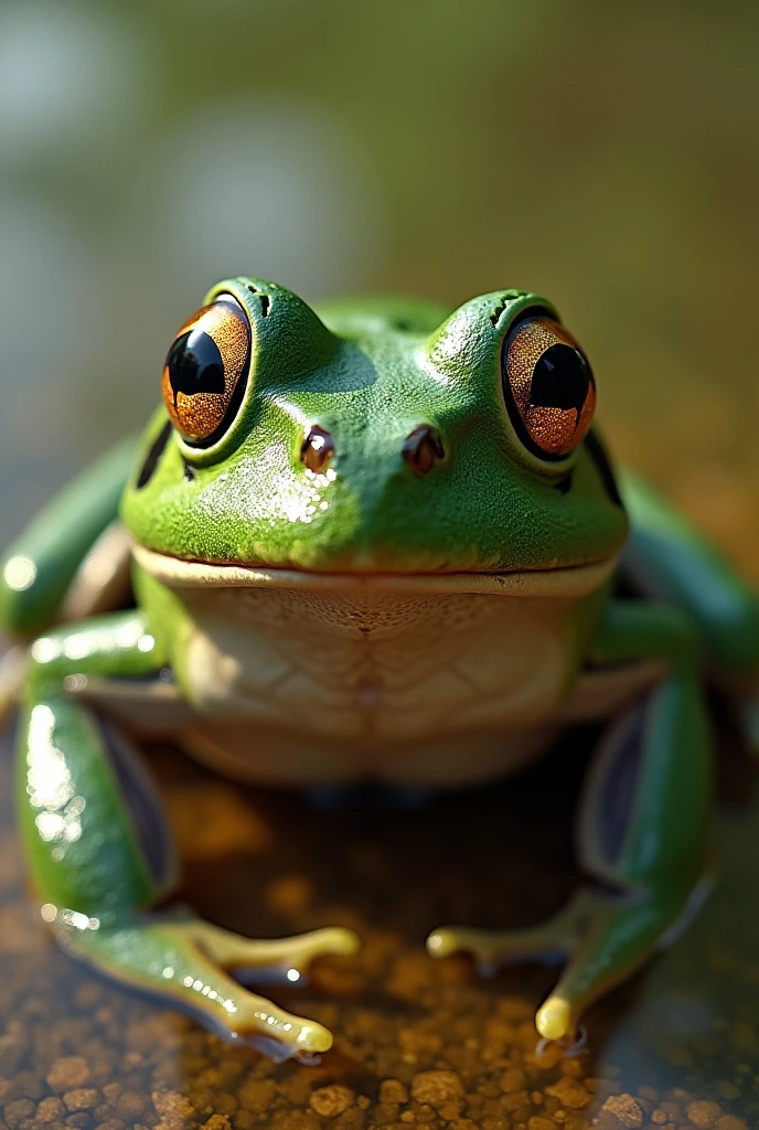 Create image of Plague of frogs in Egypt