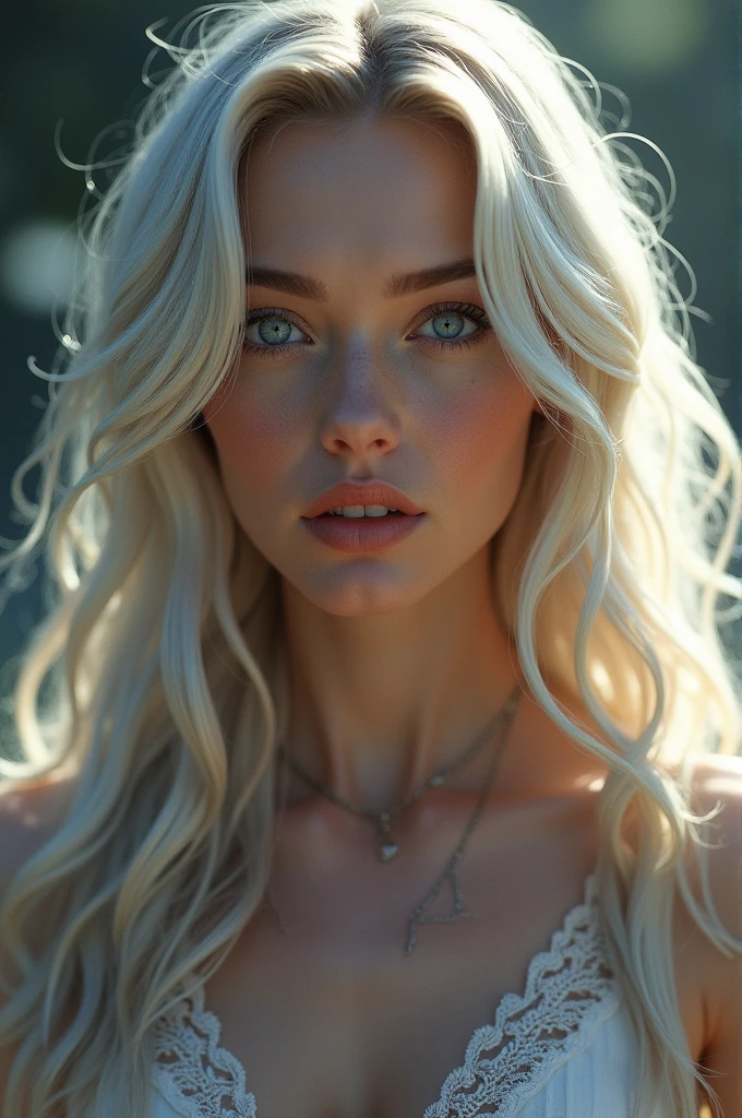 (dynamic lighting), (realism), (UHD), (32k), (Mastepiece), (highres, high resolution), (Advanced facial details:1), (natural skin:1.3), (DSLR), (soft lighting), (high quality), (finely detailed face), (top quality), (Best Quality), (platinum blond hair:1.5), (photorealistic:1.4) , (hyperrealistic:1.4), (smoother sunset lighting:1.05), (Centered), (increase Fujicolor quality:0.9), ((gigantic round bursting breasts:1.1)), (((alena aenami))), (((black female blkmndy:1.4))), aggression, flirting with the camera, natural skin texture, (((close up portrait:1.4))), studio lighting, detailed skin, ultra realistic, bokeh, sharp feature, high details, photography, dark studio, rim light, Nikon D850, 50mm, f/1.4.