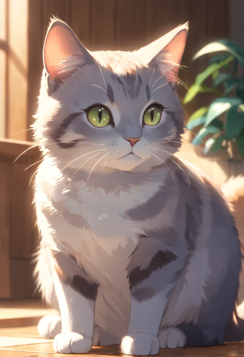 "Generate ultra high definition images of stylish cats, A gray cat wearing a sweatshirt. Using advanced macro photography techniques、Highlight the intricate details of a cat’s fur, Barbard, and expressive eyes.
Place the camera at cat's eye height, Create an intimate connection between the viewer and the subject of the cat. Wide Opening,Achieving shallow depth of field, Make the cat stand out clearly against a slightly blurred background.
Enhance the lighting to emphasize the texture and contours of the cat's body, With software, Remove harsh shadows、, cozy atmosphere.
Scratching a cat in a relaxed position, But balance, Show your flexibility and grace. Try to capture the moment of natural movement, Stretch, beauty of, ETC., Conveying realism.
Implement post-processing techniques to improve image clarity, contrast, and color balance, Protect all aspects, From cats’ intricate patterns to their intense gazes, Presented in stunning detail.8k finally, Convey the gentle beauty and innate elegance of cats,, Capture the moment,Celebrating the uniqueness of cats’ curiosity and balance."