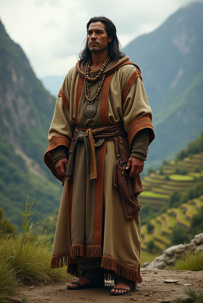 Simple Inca priest&#39;s clothing