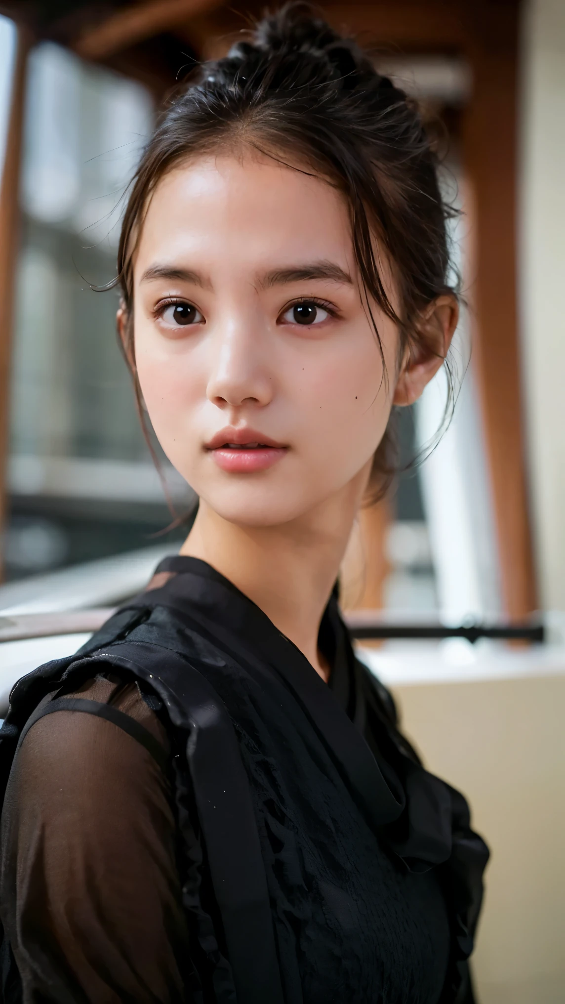 Cute Japanese Women Photos, Little Woman, 20-year-old, (photo Realistic:1.4), (hyper Realistic:1.4), (Realistic:1.3), (Smoother lighting:1.05), (Improving the quality of cinema lighting:0.9), 32K, 1 girl,20-year-oldの女の子, Realistic lighting, Backlight, The light shines on your face, Ray Tracing, (Bright light:1.2), (Improvement of quality:1.4), (Highest quality Realistic textured skin:1.4), fine grain, Detailed face,(smile:0), (Emphasis on face close-up:1.3), (Enhances the beauty of skin texture:1.1),((Extremely precise and accurate anatomy:1.0)), (Enhances the beauty of skin texture:1.1), Clean and glowing skin, mesh, thin:1.2, (Realistic:1.3), Realisticなライティング, (Smoother lighting:1.05), 32K, One Japanese woman, fine grain, Detailed face, (Film Grain:1.1),(Accentuates body lines:1.1), High resolution, Natural look, Kind eyes, Improves hair quality, Delicate light and shadow, Transparent muscles, Graceful pose, Beautiful Eyes, Sharp details, Soft light reflection, Beautiful contours, Delicate skin tone, Fine hair texture,Cute Japanese Women Photos,