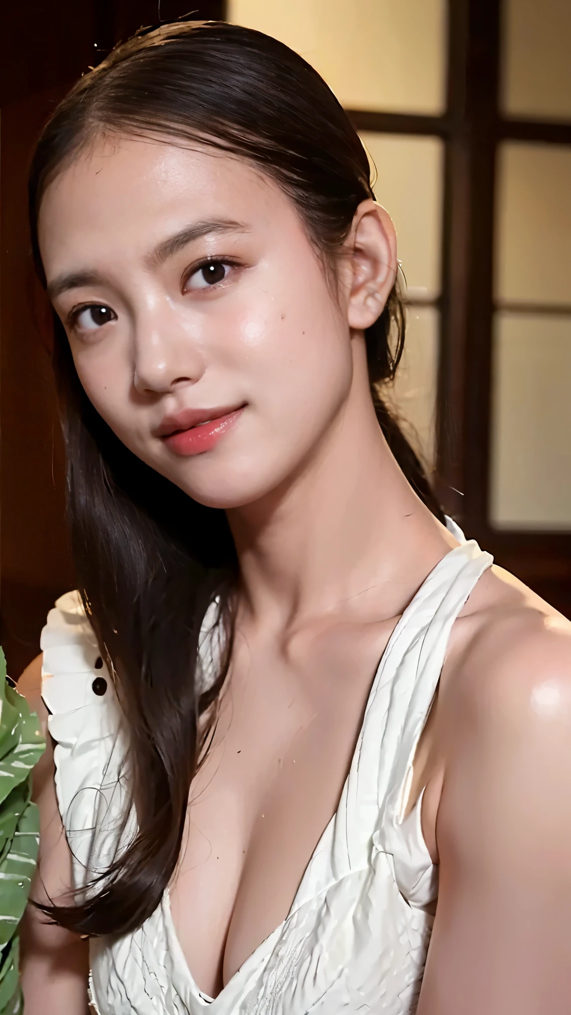 Cute Japanese Women Photos, Woman, 20-year-old, (photo Realistic:1.4), (hyper Realistic:1.4), (Realistic:1.3), (Smoother lighting:1.05), (Improving the quality of cinema lighting:0.9), 32K, 1 girl,20-year-oldの女の子, Realistic lighting, Backlight, The light shines on your face, Ray Tracing, (Bright light:1.2), (Improvement of quality:1.4), (Highest quality Realistic textured skin:1.4), fine grain, Detailed face,(smile:0), (Emphasis on face close-up:1.3), (Enhances the beauty of skin texture:1.1),((Extremely precise and accurate anatomy:1.0)), (Enhances the beauty of skin texture:1.1), Clean and glowing skin, mesh, thin:1.2, (Realistic:1.3), Realisticなライティング, (Smoother lighting:1.05), 32K, One Japanese woman, fine grain, Detailed face, (Film Grain:1.1),(Accentuates body lines:1.1), High resolution, Natural look, Kind eyes, Improves hair quality, Delicate light and shadow, Transparent muscles, Graceful pose, Beautiful Eyes, Sharp details, Soft light reflection, Beautiful contours, Delicate skin tone, Fine hair texture,Cute Japanese Women Photos,