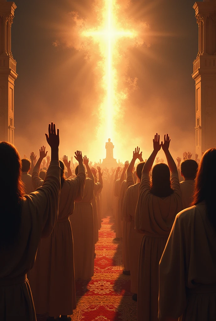 proto, let us continually offer a sacrifice of praise to God through him, that is, the fruit of lips that confess his name.