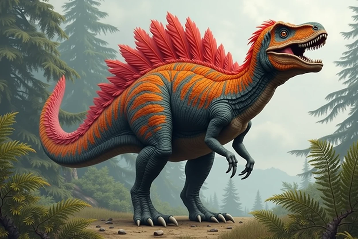 A Paprika Stegosaurus