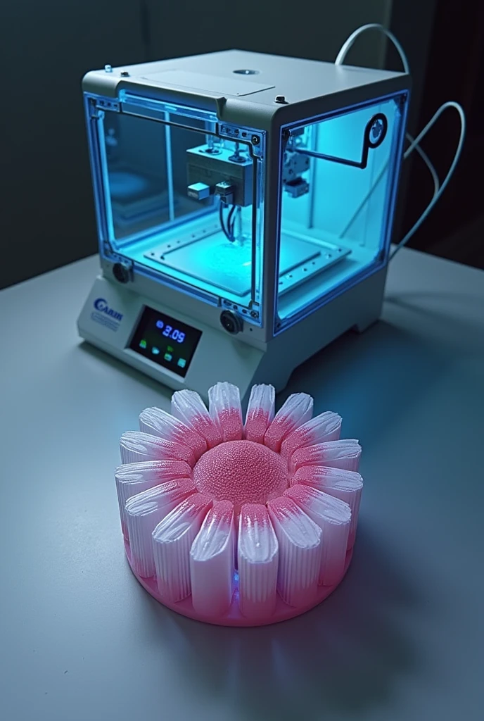 Comparison of a traditional 3D printer and a bioprinter