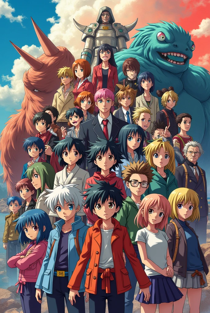 All anime together