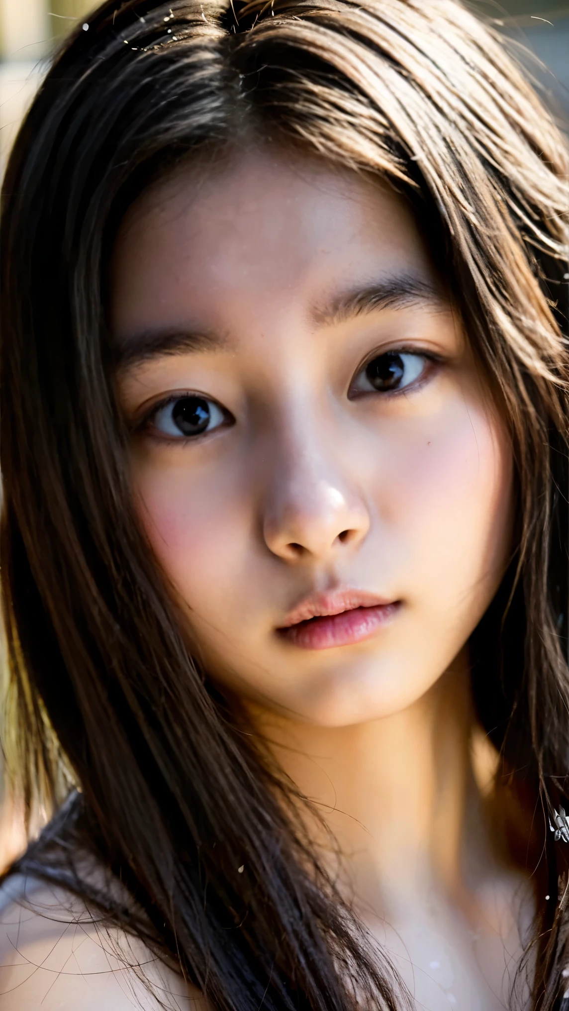 Cute Japanese Women Photos, Little Woman, 20-year-old, (photo Realistic:1.4), (hyper Realistic:1.4), (Realistic:1.3), (Smoother lighting:1.05), (Improving the quality of cinema lighting:0.9), 32K, 1 girl,20-year-oldの女の子, Realistic lighting, Backlight, The light shines on your face, Ray Tracing, (Bright light:1.2), (Improvement of quality:1.4), (Highest quality Realistic textured skin:1.4), fine grain, Detailed face,(smile:0), (Emphasis on face close-up:1.3), (Enhances the beauty of skin texture:1.1),((Extremely precise and accurate anatomy:1.0)), (Enhances the beauty of skin texture:1.1), Clean and glowing skin, mesh, thin:1.2, (Realistic:1.3), Realisticなライティング, (Smoother lighting:1.05), 32K, One Japanese woman, fine grain, Detailed face, (Film Grain:1.1),(Accentuates body lines:1.1), High resolution, Natural look, Kind eyes, Improves hair quality, Delicate light and shadow, Transparent muscles, Graceful pose, Beautiful Eyes, Sharp details, Soft light reflection, Beautiful contours, Delicate skin tone, Fine hair texture,Cute Japanese Women Photos,