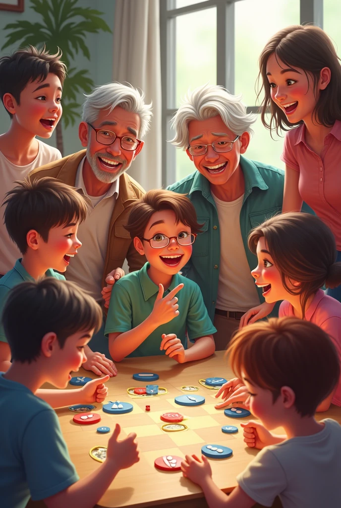 People playing games
