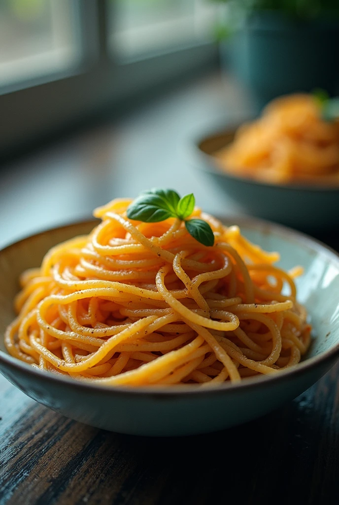 cinematographic film, noodle , light background, quality photo, Wet texture, frost, studio photo, succulent. Shallow depth of field, highy detailed, high budget, bokeh, cinemascope, temperamental, epic, marvelous.