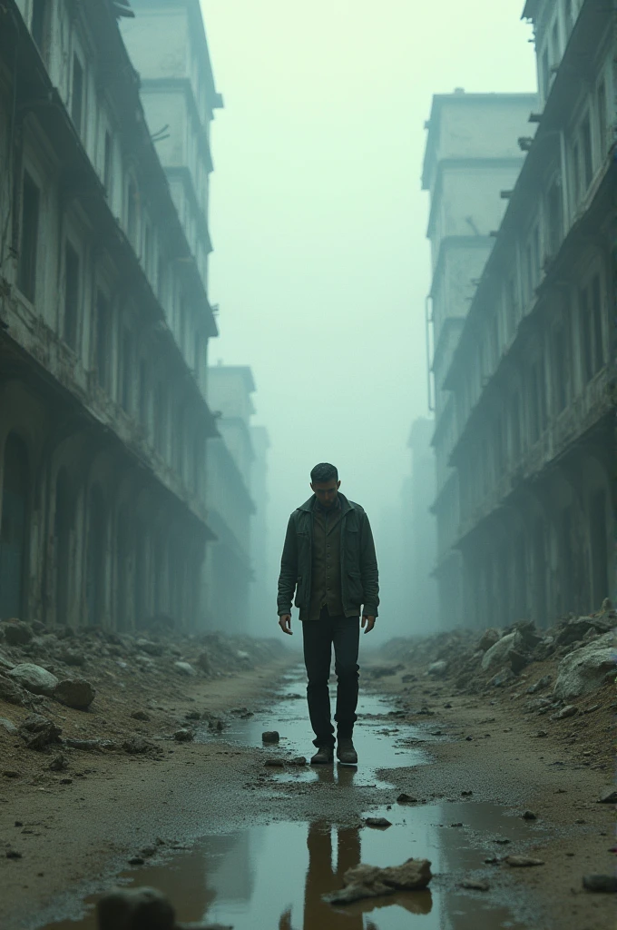 A man left alone in a world where only women exist