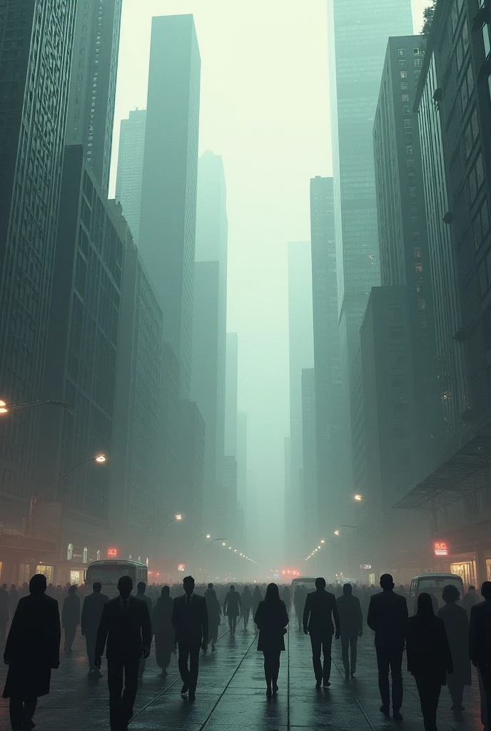 Without the great values, the crowd will increase, there will only be cars, buildings and loneliness.