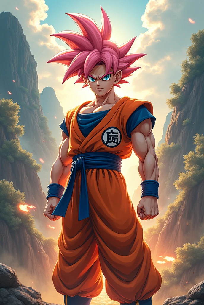 Goku mixed with Sakura