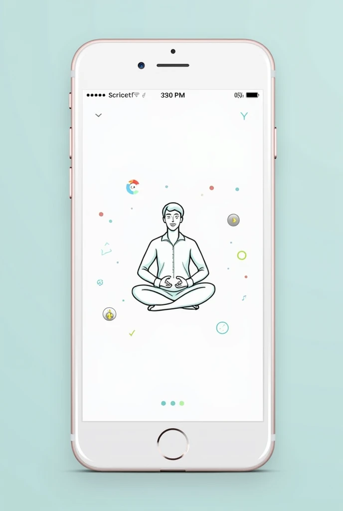 App prototype . Title: "Mental Health Platform for University Students" Functionalities: meditation tools, online chat, and educational resources.