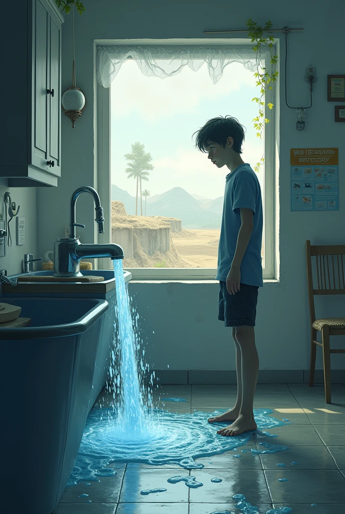 Wasting water for nothing