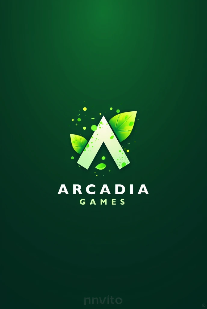 Arcadia Games logo green color games