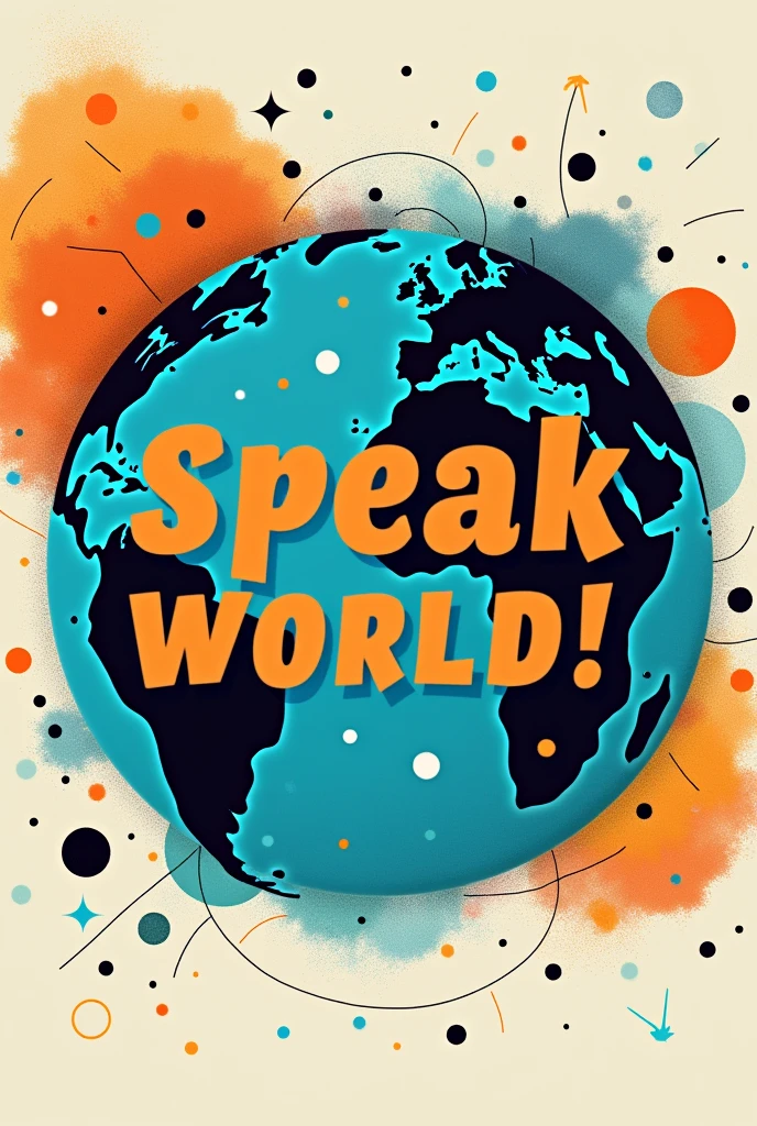 Make a podcast cover with the name (speak world!