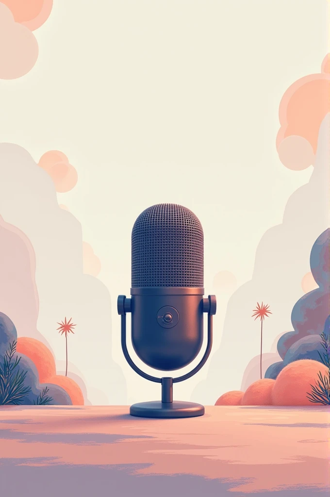 Make a podcast image with the podcast name as a single word