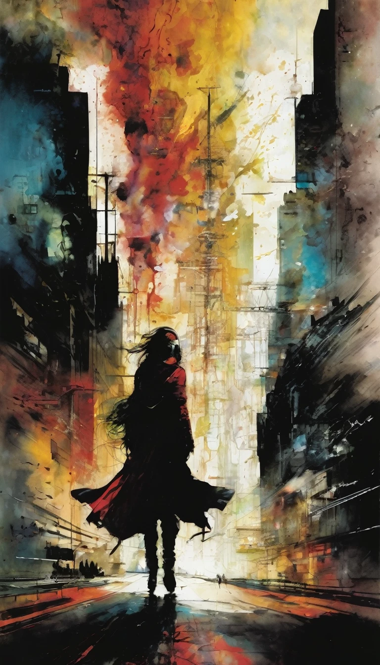 transposition,Bill Sienkiewicz and Dave Mckean inspired art