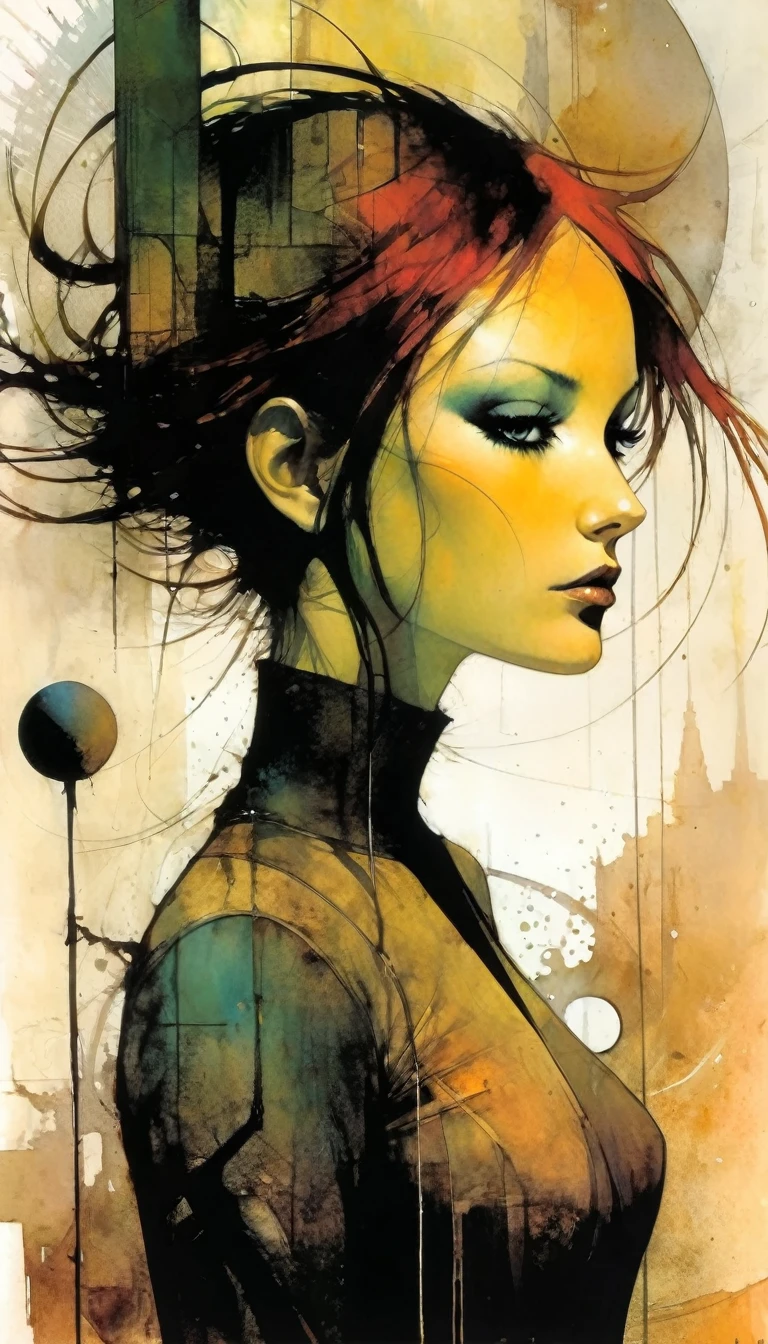 the calm of desolation, Bill Sienkiewicz and Dave Mckean inspired art
