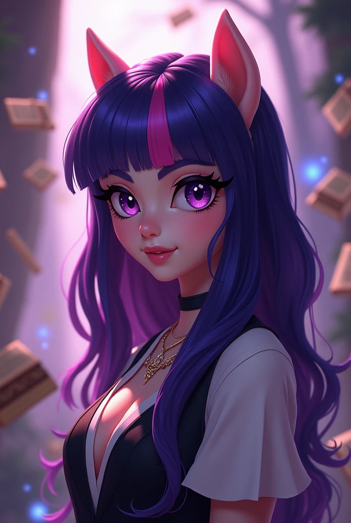 Twilight sparkle de my little pony humana. 