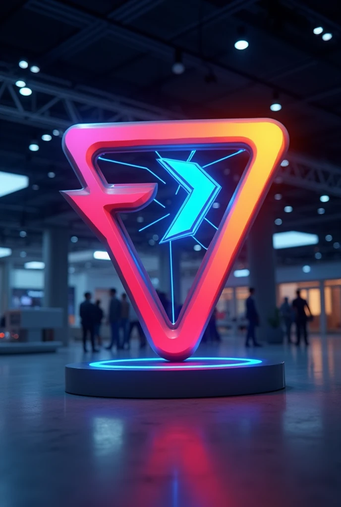 Create a unique and eye-catching trade show booth logo to compete