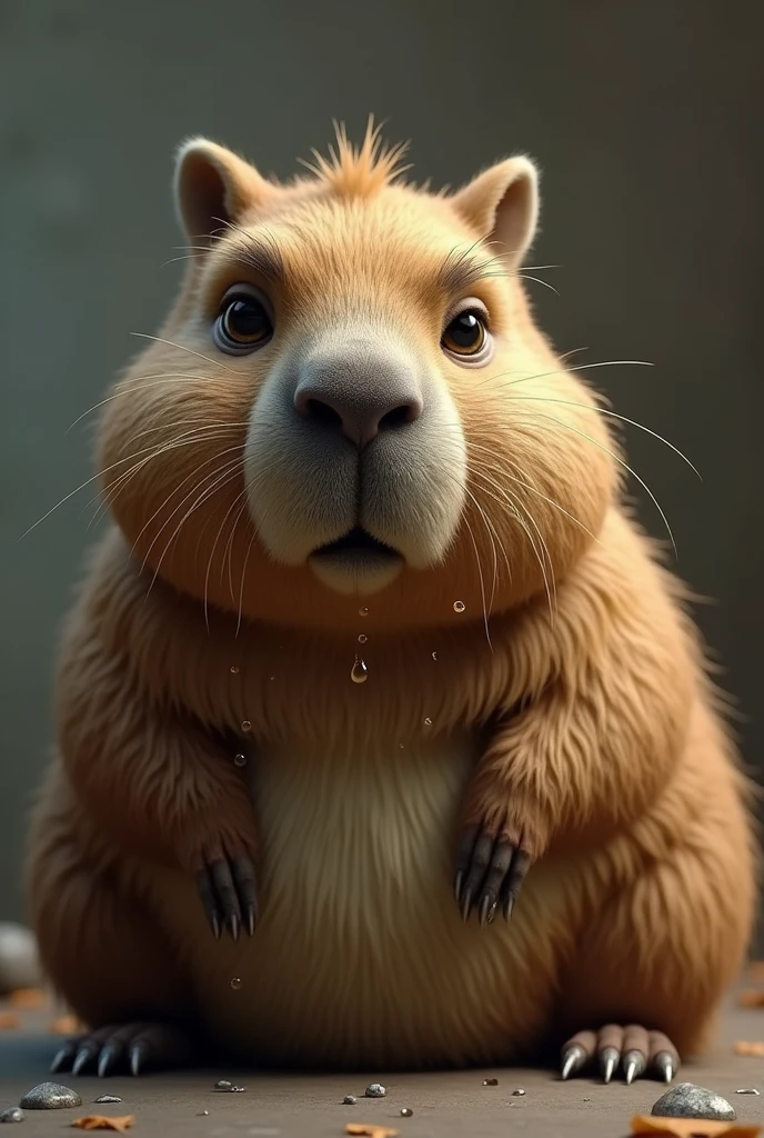 Crying capybara