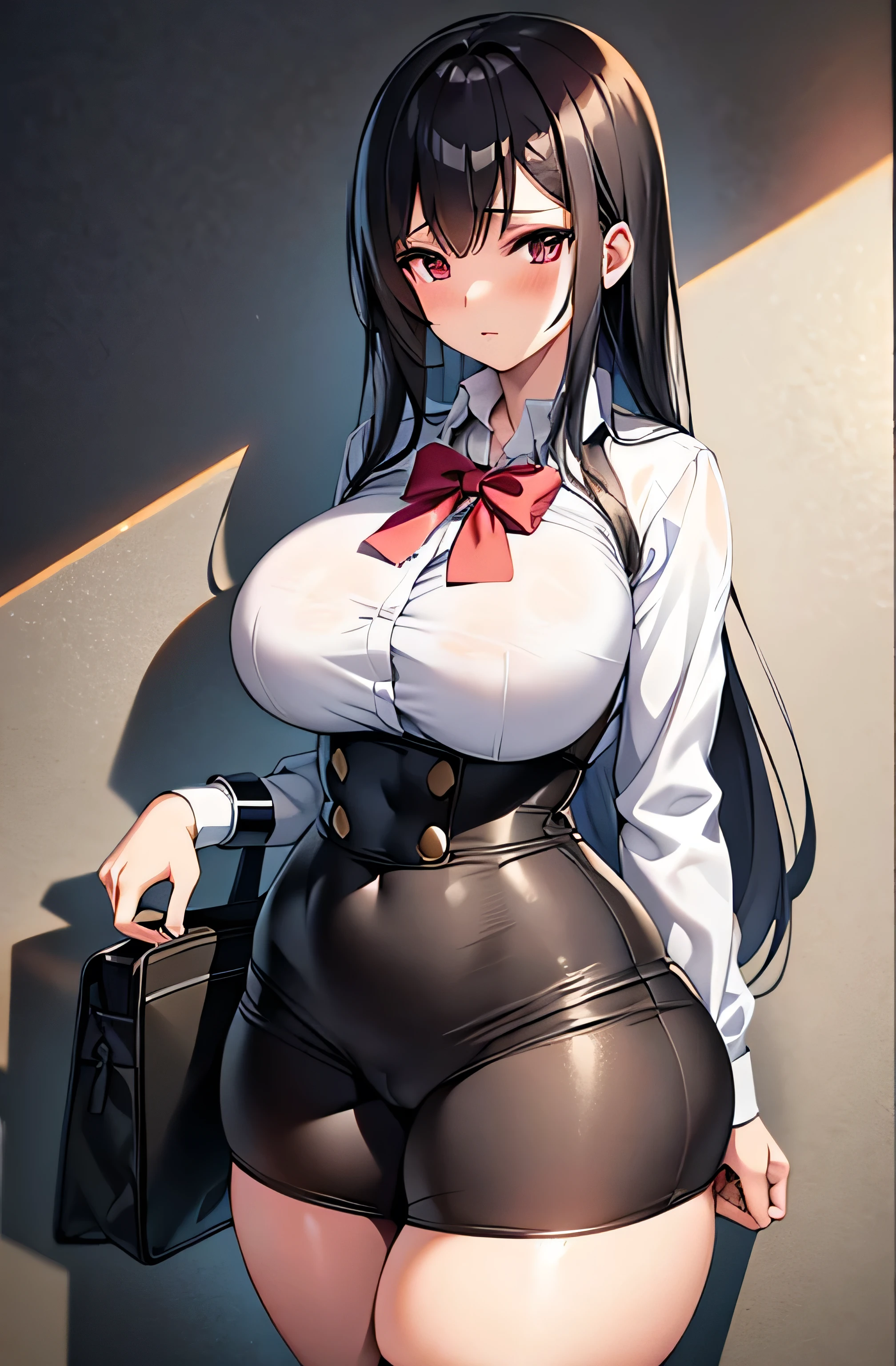 High school girl in white blouse and Green Check Skirt, Green Check Skirt, Long unwound black hair, Close your eyes, Long eyelashes, Good style、Her breasts are also quite large, White underwear with skirt flipped up, Posing with large breasts exposed for emphasis, naughty big breasts, Naughty thighs, Naughty anime style, Beautiful anime school girl, surRealistic high school girl, surRealistic high school girl, enchanting Anime Girls, Realistic high school girl, Emphasized large breasts, Naughty anime style, Naughty thighs, Naughty thighs, Smooth anime CG art, surRealistic high school girl, surRealistic high school girl, Enchanting Anime Girls, Realistic high school girl, Smooth anime CG art, Anime Girls, Beautiful anime school girl, beautiful Anime Girls, Beautiful and attractive anime , Naughty anime style, photorealistic Anime Girls renderings, The thick curves are sensual, (Wide Hips:1.3), (Big Ass:1.3), (Thick thighs:1.3), (Narrow waist:1.3), (Huge breasts:1.3)