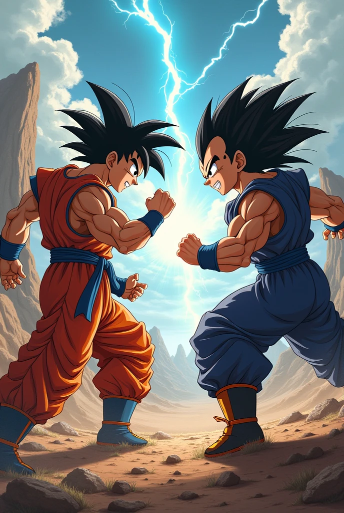 Goku and Vegeta