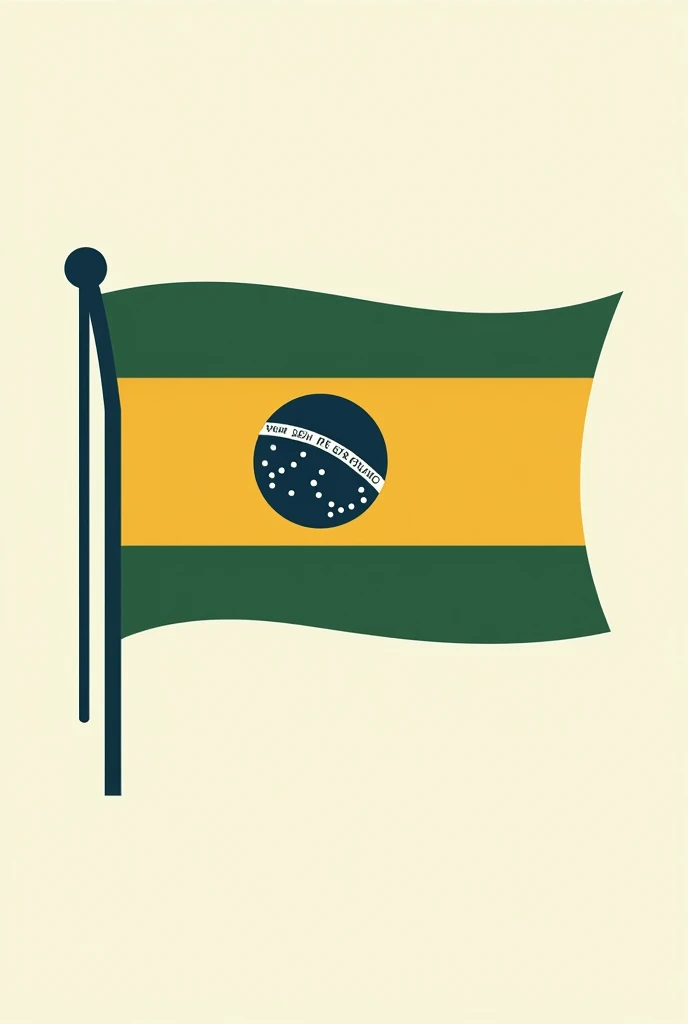 Create a simplified flag symbol, to represent the school of Piauí obs: 1,2nd and 3rd year of high school