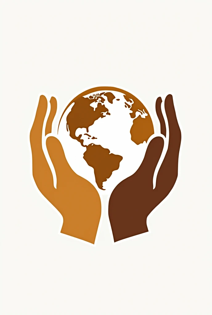 I am a non-profit foundation where I require a logo that has a world, Helping hands and people around