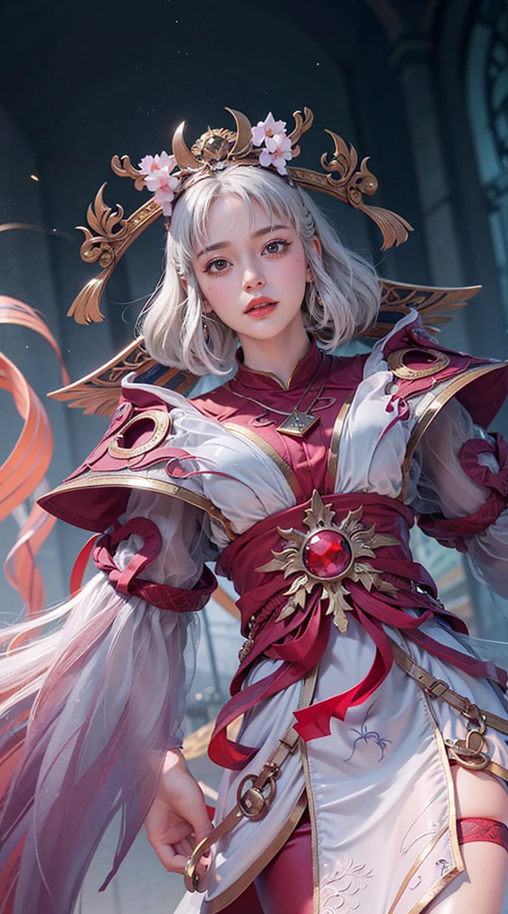 a close up of a girl(vexana) , green hair , big booobs , shadowbringers cinematic, 4 k detail fantasy, a beautiful fantasy empress, game cg, xianxia fantasy, xianxia hero, 2. 5 d cgi anime fantasy artwork, cinematic goddess close shot, ruan jia and artgerm, wow 4 k detail fantasy, hyperdetailed fantasy character