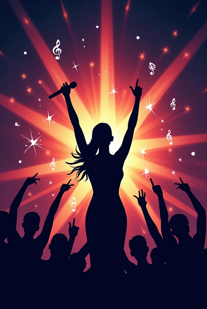 Singing show talent logo