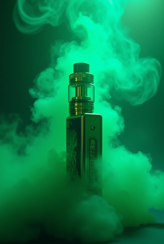 (photorealism:1.2), vape , futuristic , green color , cold , 4k