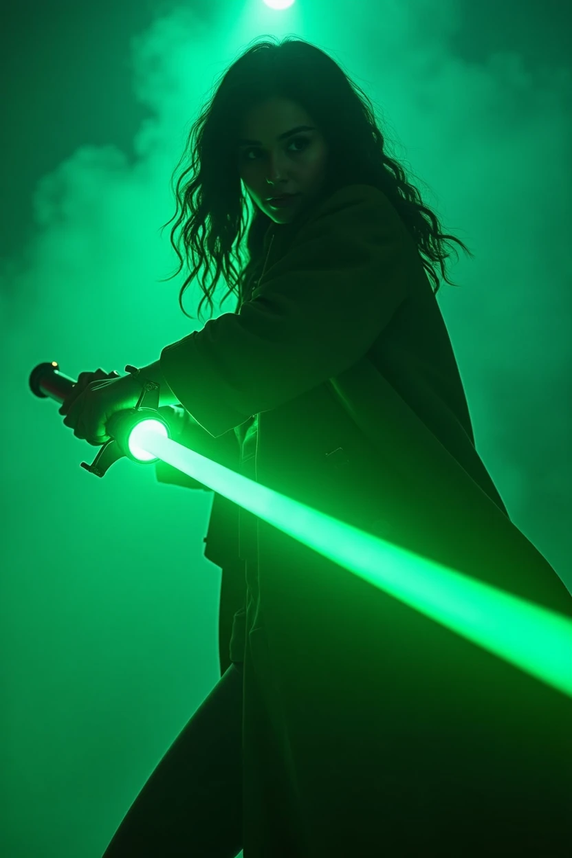 vape , futuristic , green color , cool sword , cold , 4k