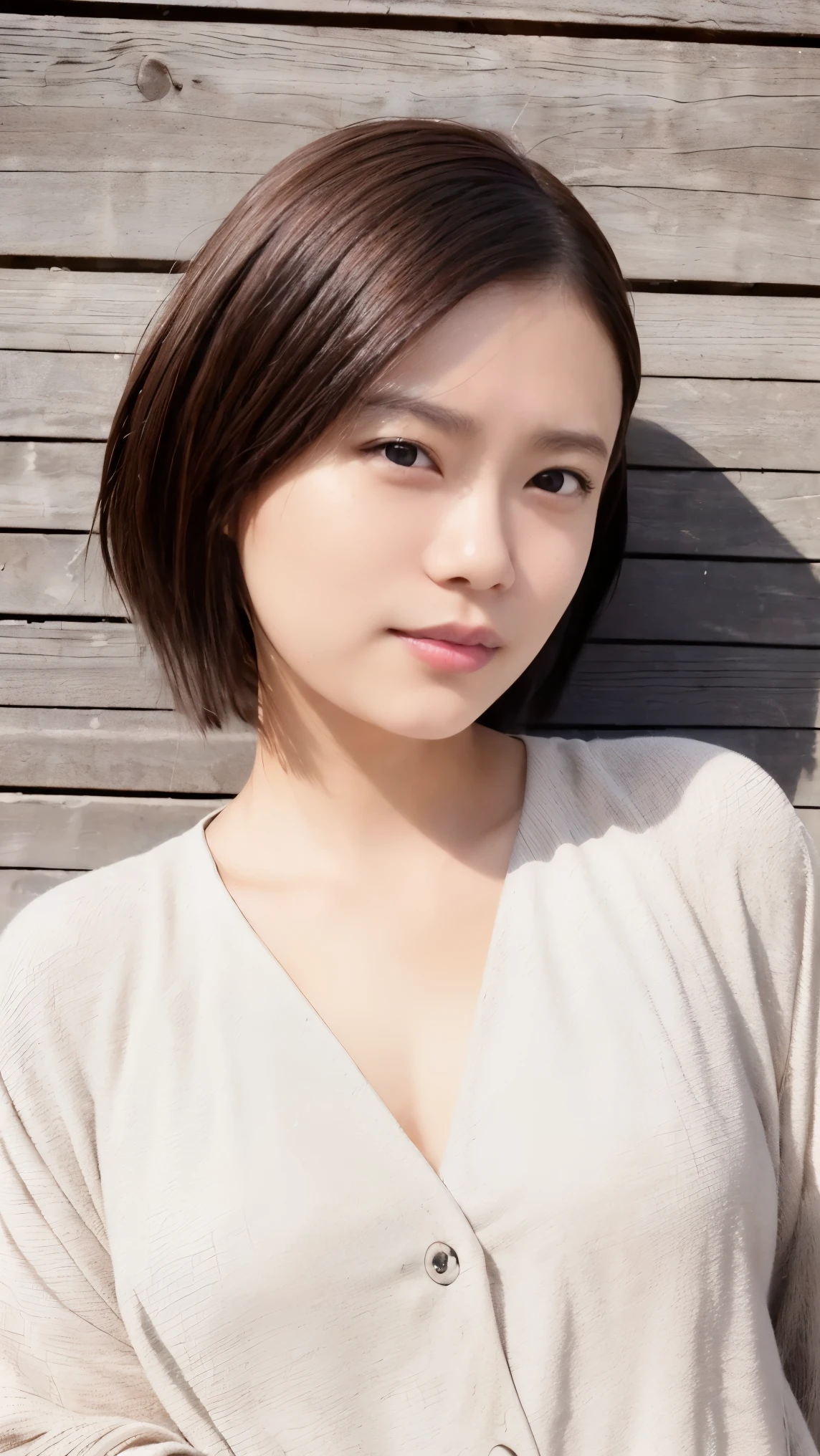 Cute Japanese Women Photos, Woman, 20-year-old, (photo Realistic:1.4), (hyper Realistic:1.4), (Realistic:1.3), (Smoother lighting:1.05), (Improving the quality of cinema lighting:0.9), 32K, 1 girl,20-year-oldの女の子, Realistic lighting, Backlight, The light shines on your face, Ray Tracing, (Bright light:1.2), (Improvement of quality:1.4), (Highest quality Realistic textured skin:1.4), fine grain, Detailed face,(smile:0), (Emphasis on face close-up:1.3), (Enhances the beauty of skin texture:1.1),((Extremely precise and accurate anatomy:1.0)), (Enhances the beauty of skin texture:1.1), Clean and glowing skin, mesh, thin:1.2, (Realistic:1.3), Realisticなライティング, (Smoother lighting:1.05), 32K, One Japanese woman, fine grain, Detailed face, (Film Grain:1.1),(Accentuates body lines:1.1), High resolution, Natural look, Kind eyes, Improves hair quality, Delicate light and shadow, Transparent muscles, Graceful pose, Beautiful Eyes, Sharp details, Soft light reflection, Beautiful contours, Delicate skin tone, Fine hair texture,Cute Japanese Women Photos,