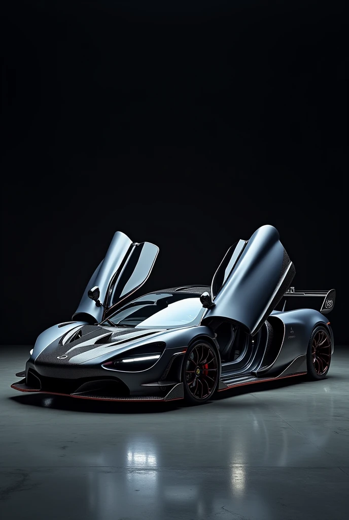McLaren Senna wallpaper with doors up in 1280 x 1080 resolution