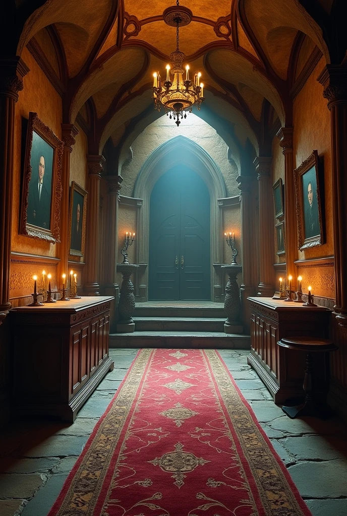 a magic room called the Chamber of Secrets in the Hall of Forgotten Relics