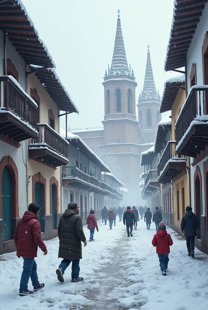 The town. from Sao Luis do Maranhao if it snowed