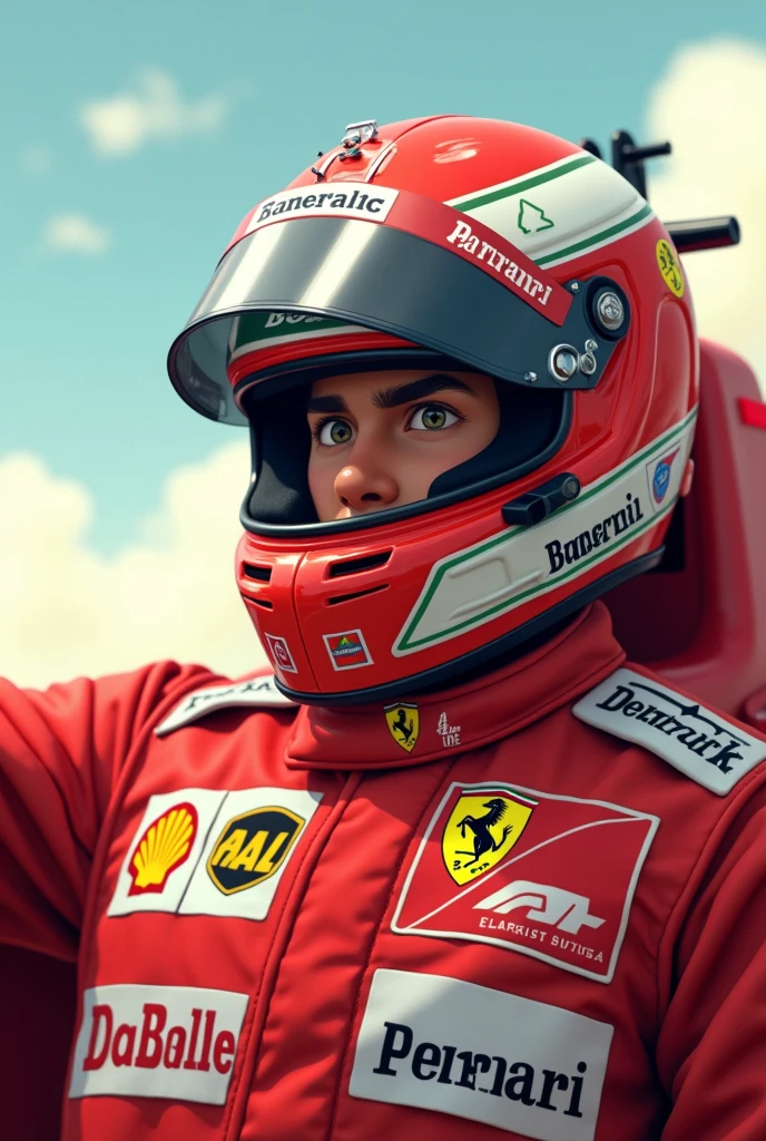 Wallpaper, 4k, lewis Hamilton whithout capacete, celebrating, champion, Formula 1, designed by hayao miyazaki, lewis hamilton and ferrari created by studios ghibli, anime, Japanese