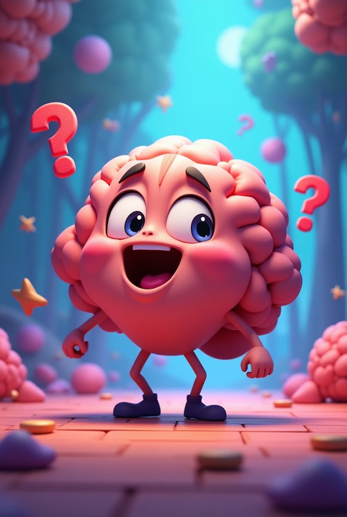A photo for a channel with a name of Random Animated Brain Quiz