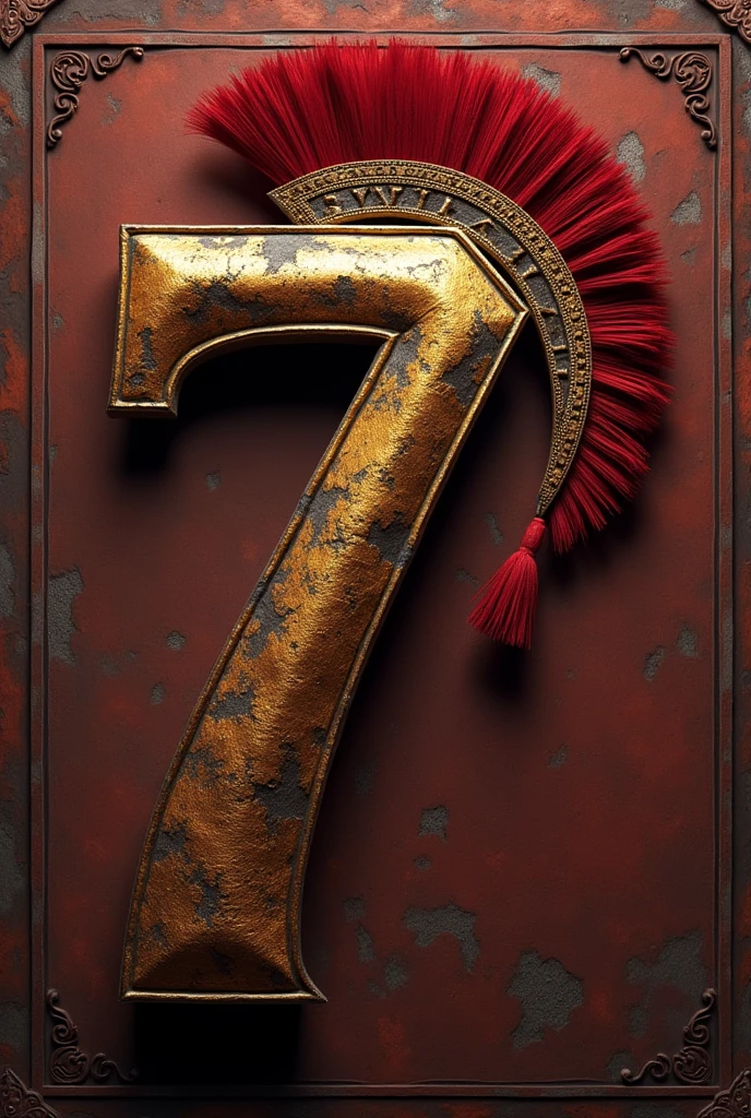 ISpartan ll7 large lettering. Background a Spartan. animated