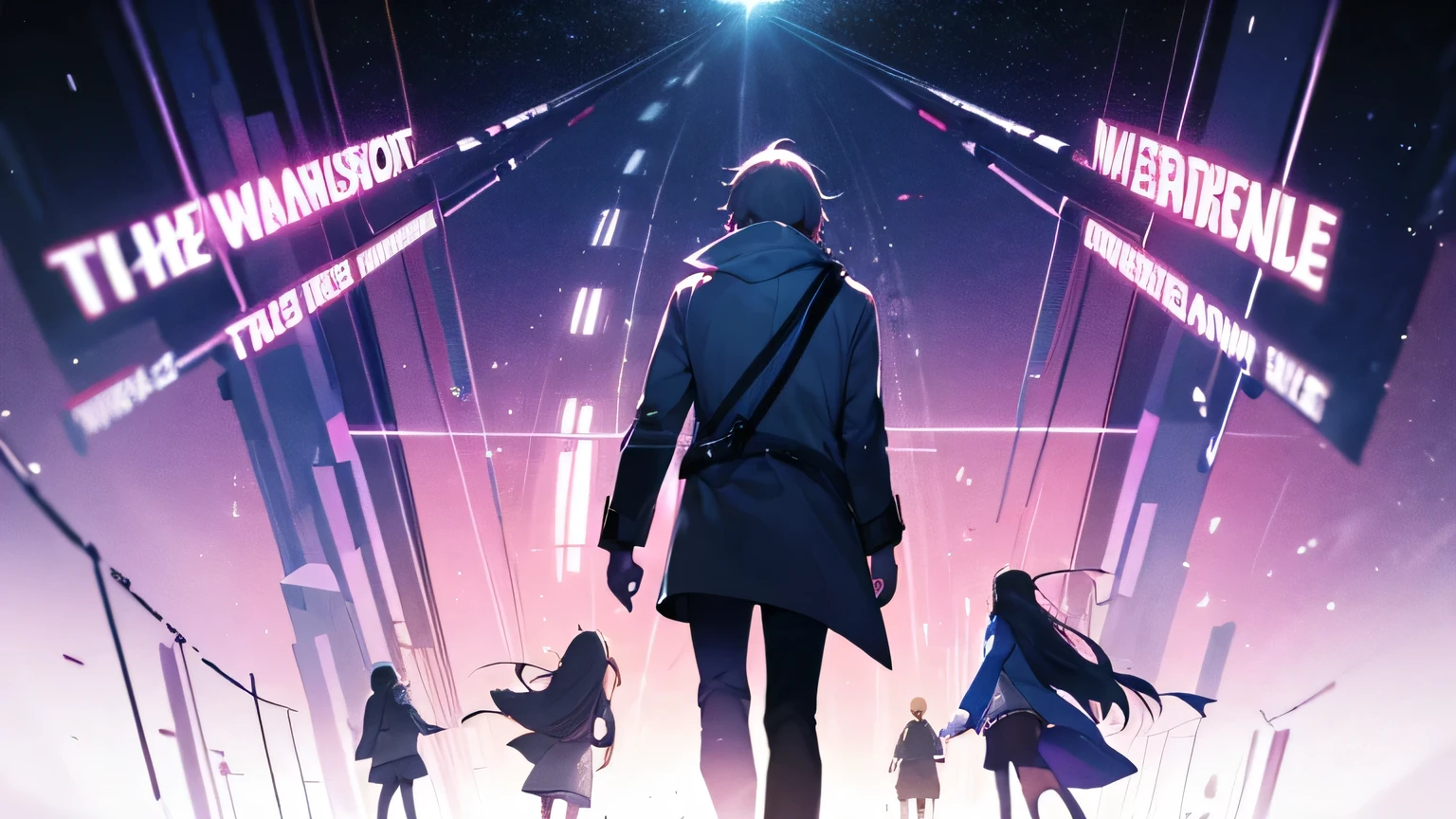 「The invisible journey」
theme: The future and possibilities are invisible but important. Prompt from the chorus: 「The invisible journeyが、Lead me、There are endless possibilities ahead」
