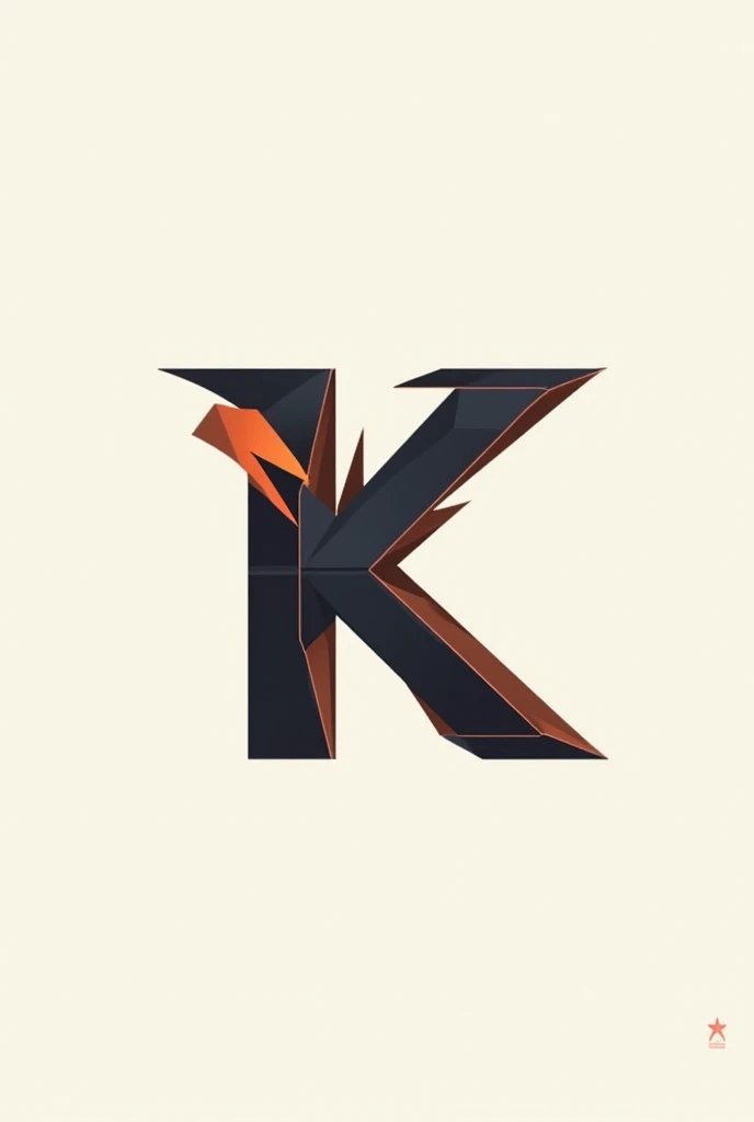 A logo of a K with an Indian bow and arrow