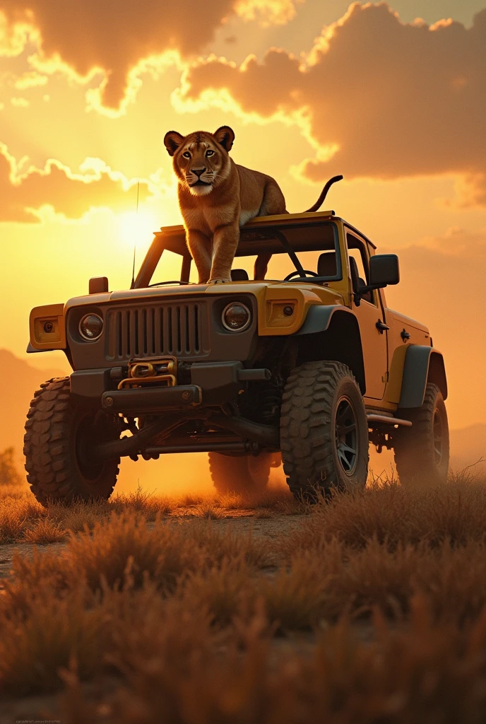 each character in the movie must be in a different car with a lion cub