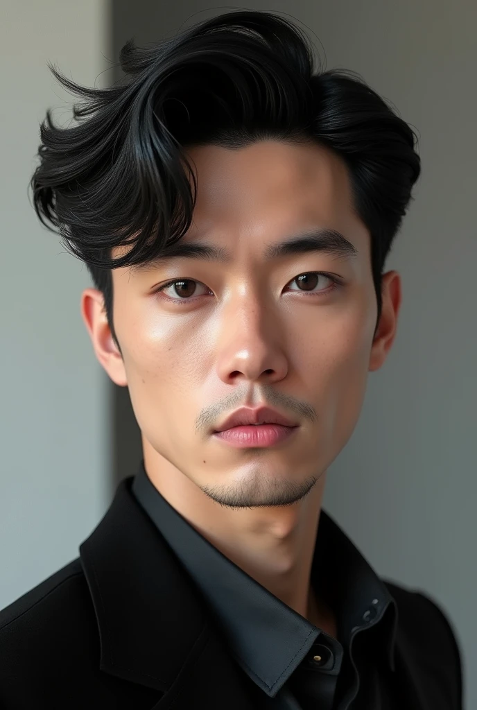 good looking male Black Hair Asian