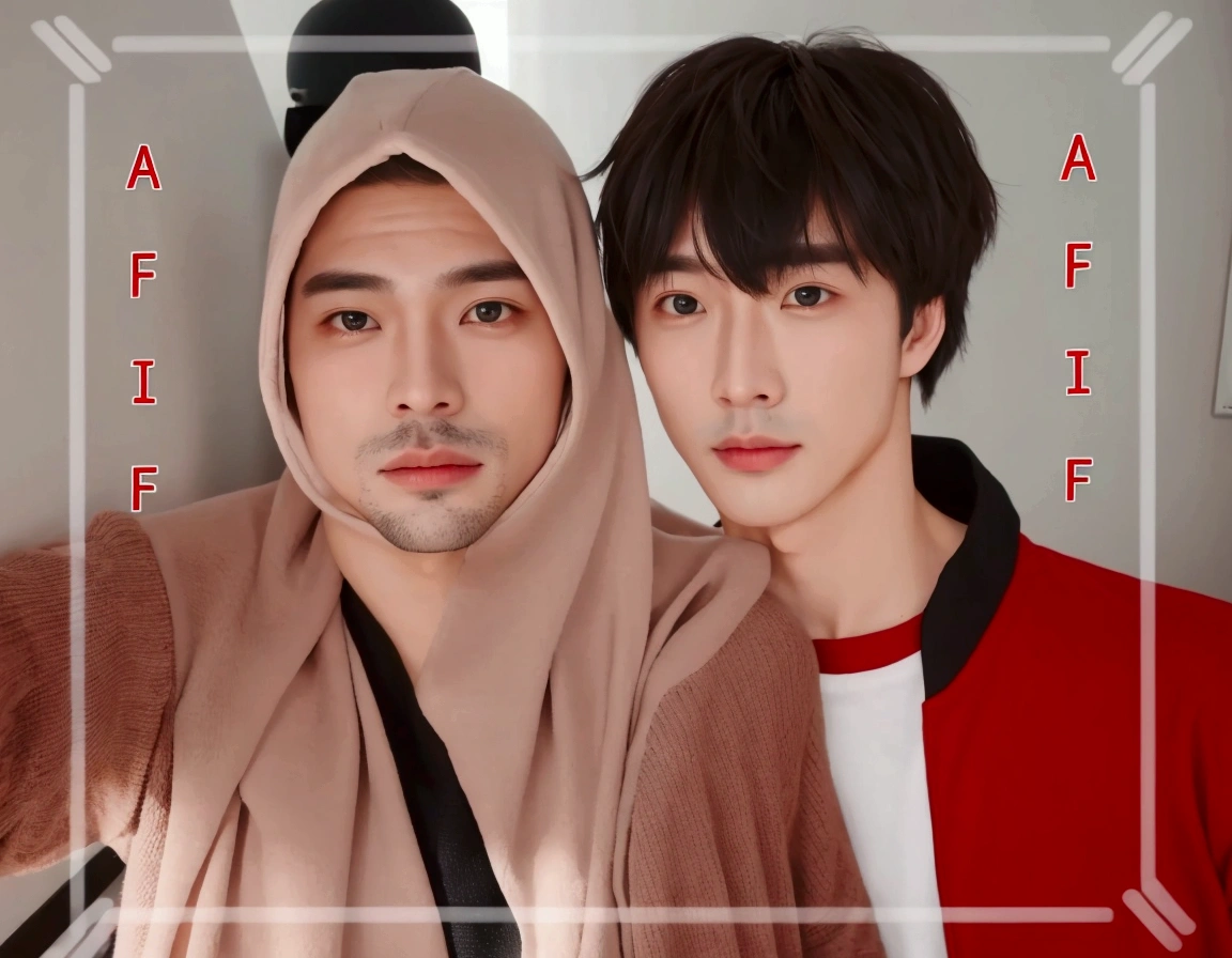 handsome, masculine men, both handsome and funny